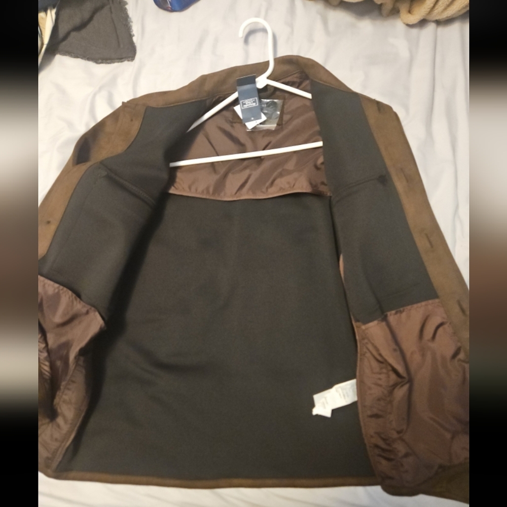 Abercrombie & Fitch Suede Overshirt - Picture 4 of 4